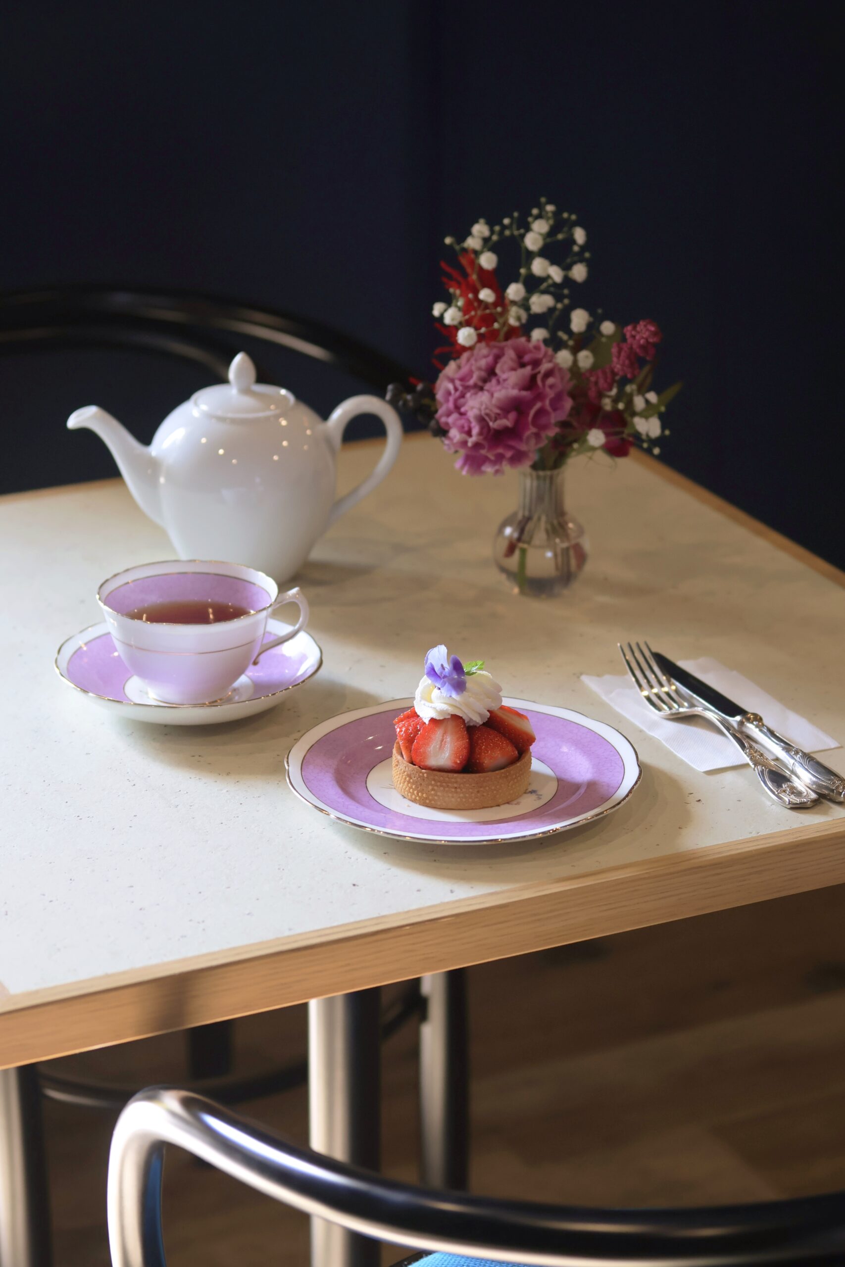 スイーツと紅茶