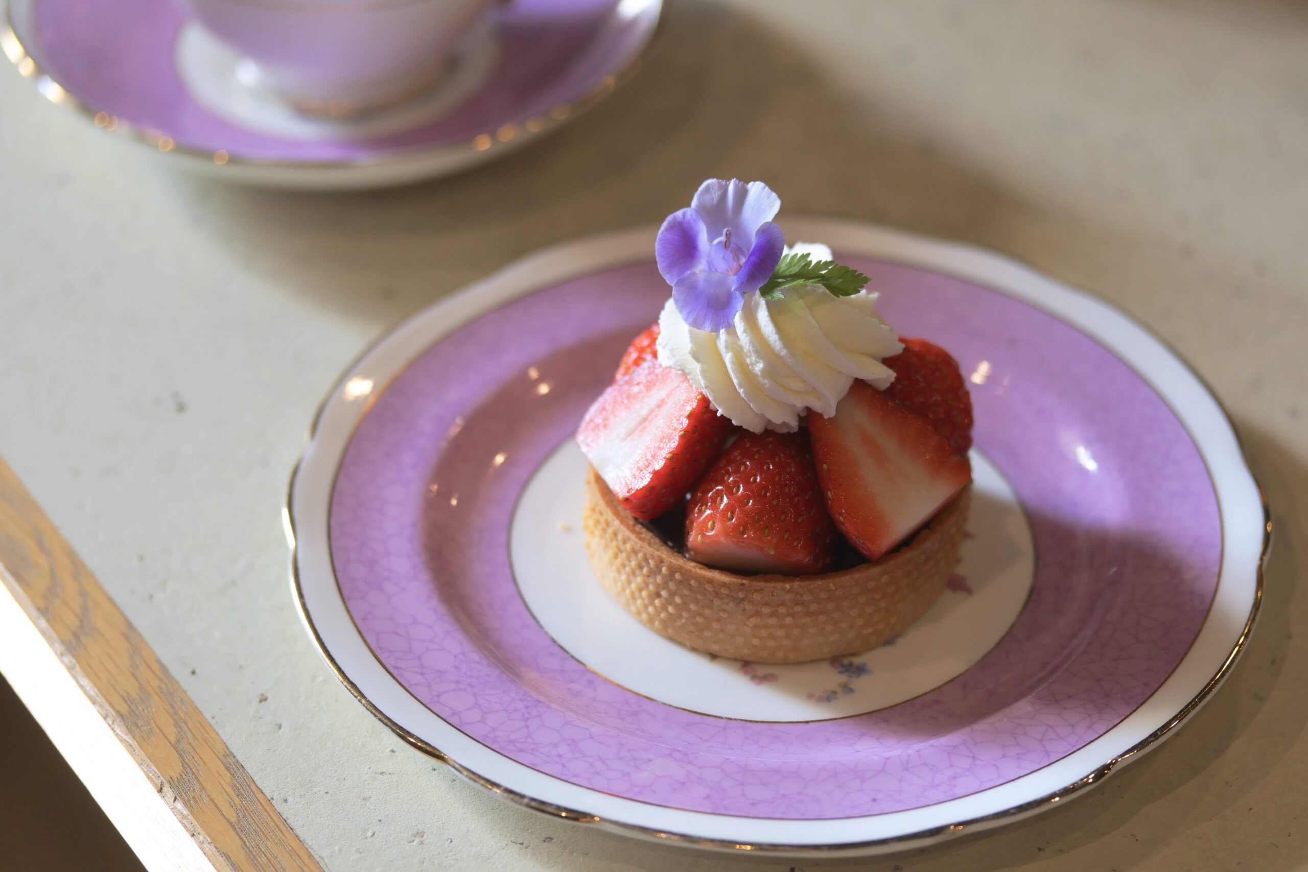 喫茶メニュー スイーツ とちあいかのチョコレートタルト