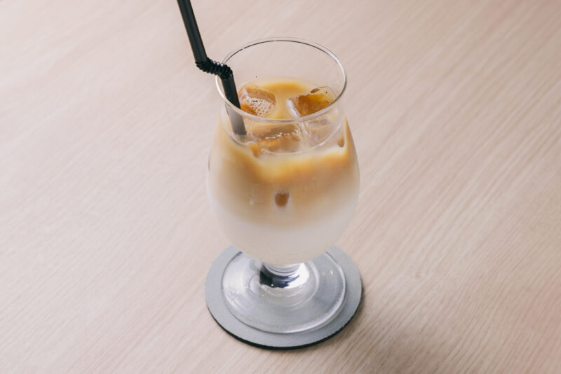 喫茶メニュー ほうじ茶ラテ