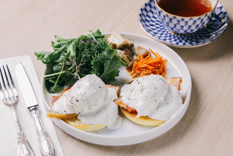 喫茶メニュー ランチ エッグベネディクト