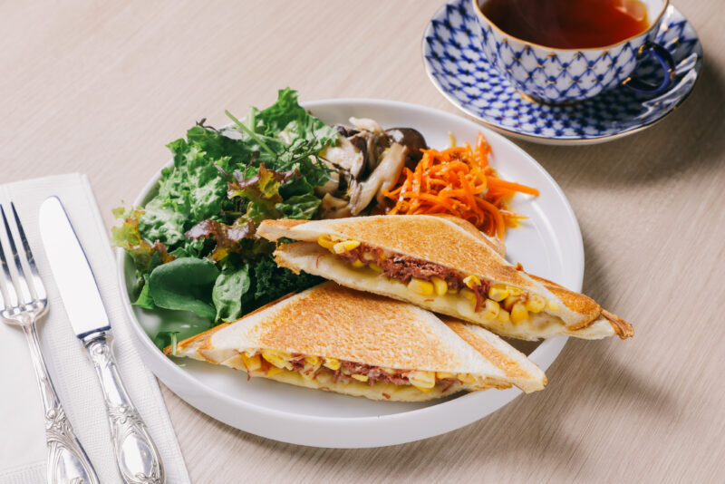 喫茶メニュー ランチ ホットサンド