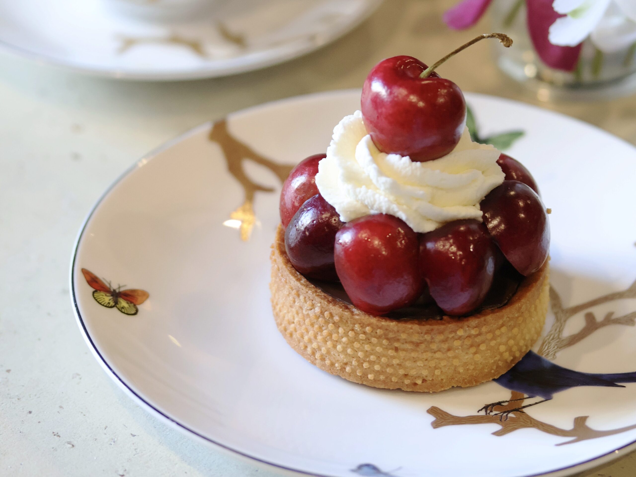 アメリカンチェリーのチョコレートタルト