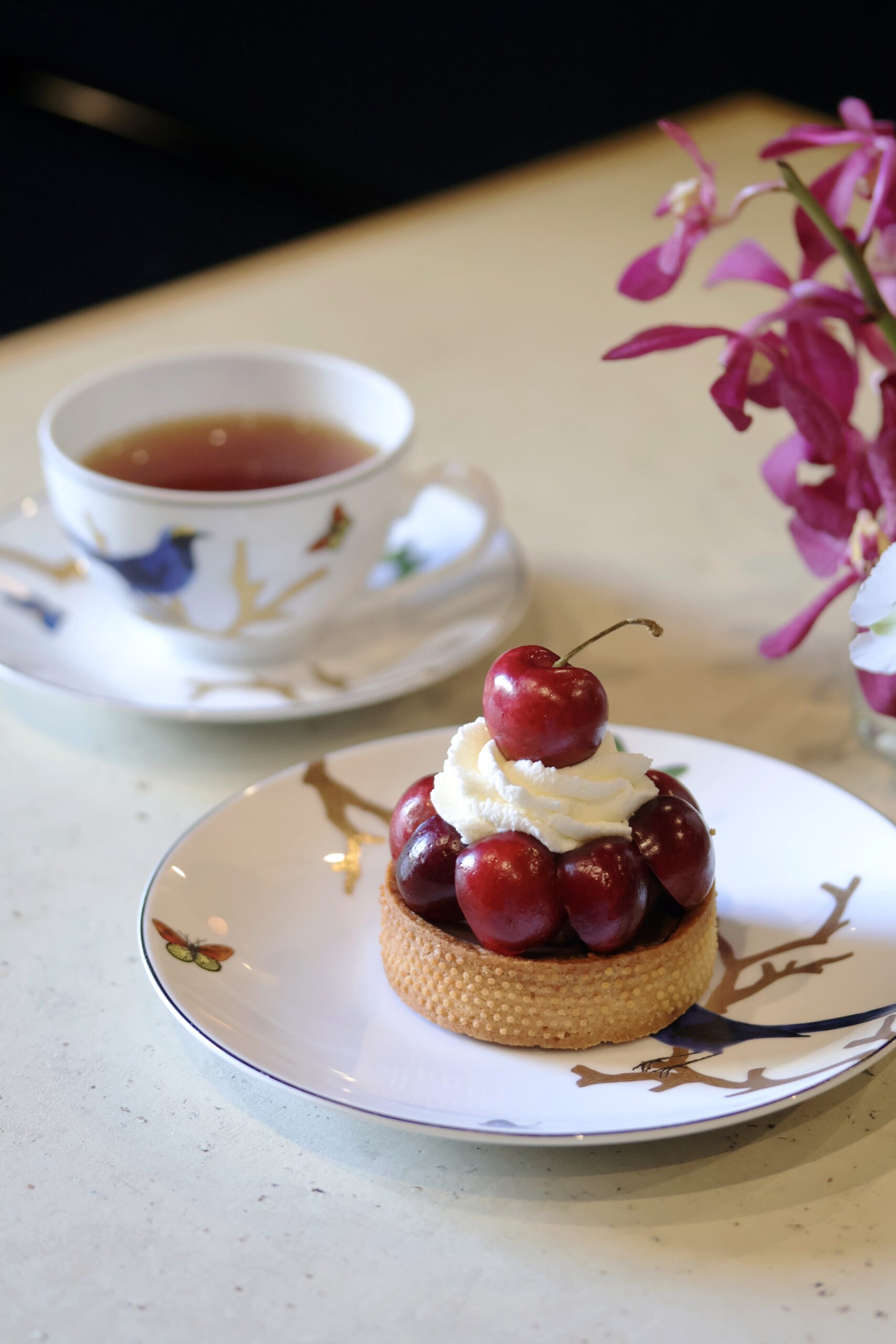 アメリカンチェリーのチョコレートタルト